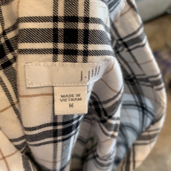 Two JJill flannel tops - Picture 9 of 9